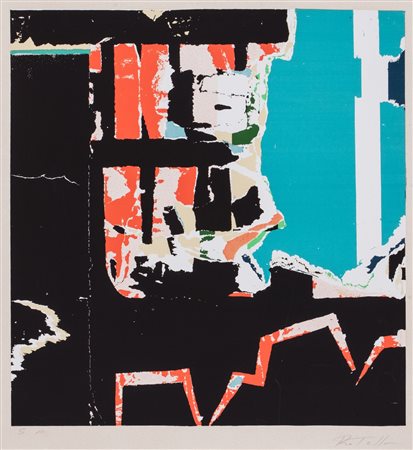 Mimmo Rotella (Catanzaro 1918-Milano  2006)  - Two papers