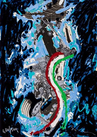 Mario Schifano (Homs 1934-Roma 1998)  - Motors