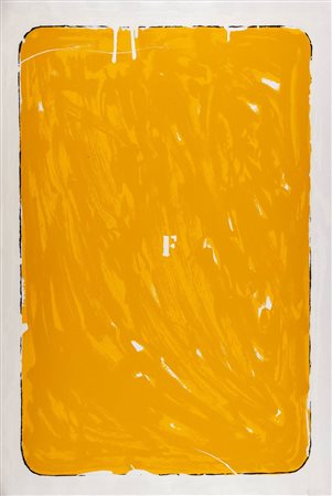 Mario Schifano (Homs 1934-Roma 1998)  - Yellow monocrom