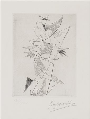 Gino Severini (Cortona 1883-Parigi 1966)  - Composition, 1962