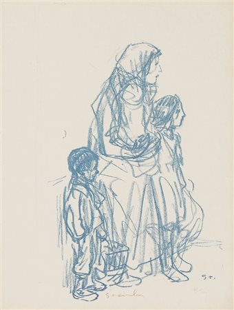 Théophile Steinlen (Losanna 1859-Parigi 1923)  - Maternity