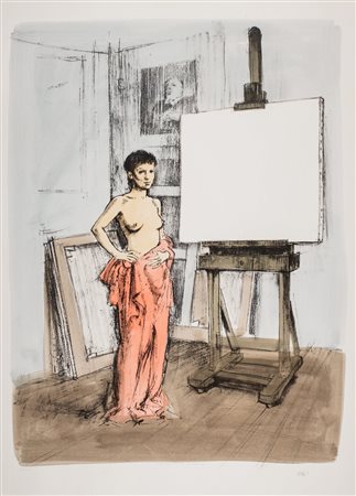 Alberto Sughi (Cesena 1928-Bologna 2012)  - Woman