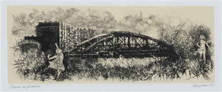 Renzo Vespignani (Roma  1924-2001)  - Bridge, 1984