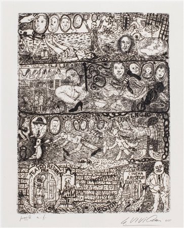 Giuseppe Viviani (San Giuliano Terme 1898-Pisa 1965)  - The four italian scandals, 1955