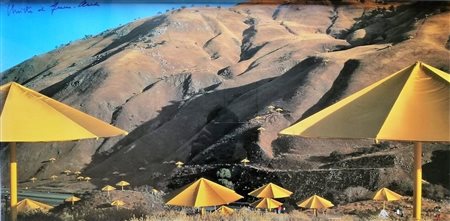 Christo “The Umbrellas Japan-Usa, California 1984-91” Anno di stampa 1991