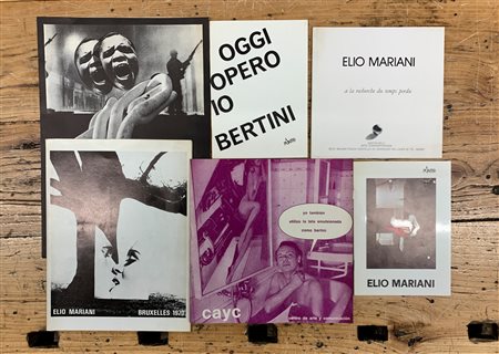 GIANNI BERTINI - ELIO MARIANI - Lotto unico di 6 cataloghi/brochures