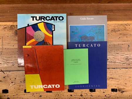 GIULIO TURCATO - Lotto unico composto d 5 cataloghi