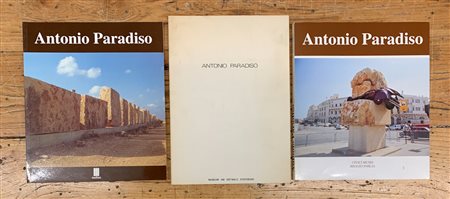 ANTONIO PARADISO - Lotto unico di 3 cataloghi