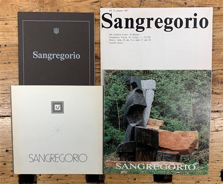 GIANCARLO SANGREGORIO - Lotto unico di 4 cataloghi