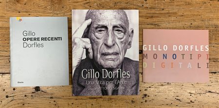 GILLO DORFLES - Lotto unico di 3 cataloghi