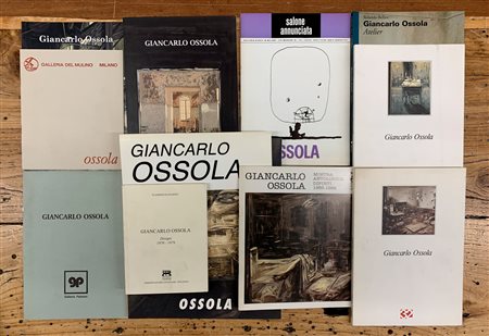 GIANCARLO OSSOLA - Lotto unico di 13 tra cataloghi e brochure