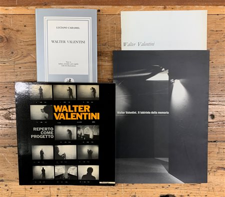 WALTER VALENTINI - Lotto unico di 4 cataloghi