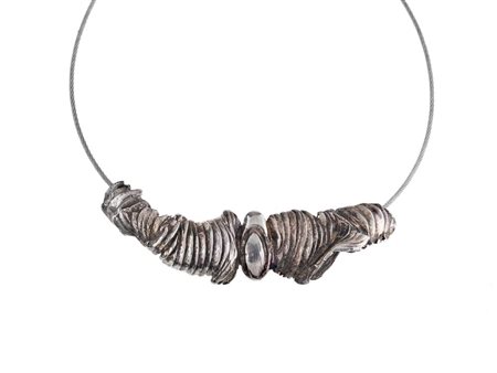 PENDENTE PETTORALE IN ARGENTO, FRANCO ZAZZERI sul retro inciso Zazzeri,...