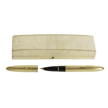 PENNA STILOGRAFICA, WATERMAN, IN LAMINA D'ORO modello 877AC, n. 910,...