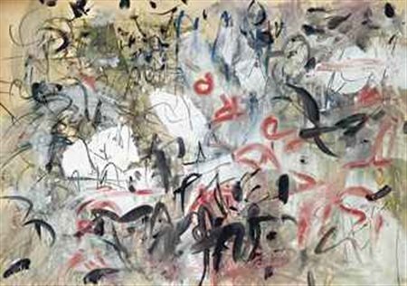 Tancredi (1927-1964) Senza titolo tecnica mista su carta cm 70x100 Eseguito...