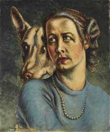 Alberto Savinio (1891-1952) La fedeltà firmato Savinio (in basso a sinistra)...