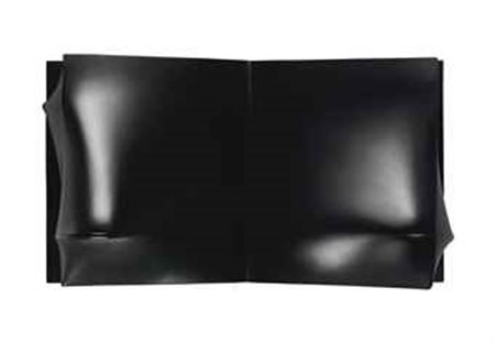 Agostino Bonalumi (N. 1935) Nero firmato e datato Bonalumi 67 (sul retro)...