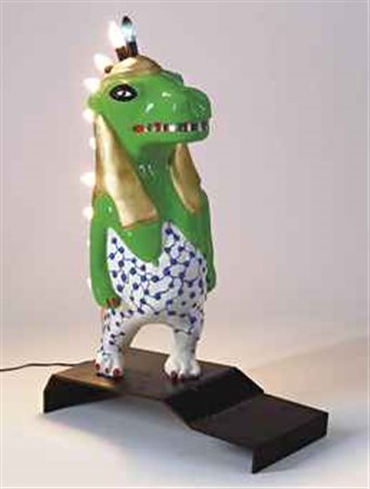 Niki de Saint Phalle (1930-2002) Green Goddess 2/8 numerazione e firma incise...