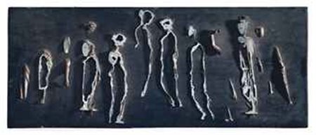 Arman (1928-2005) Les vertus d'une jeune Cariatide firmato Arman (in basso a...