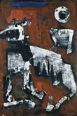 Marino Marini (1901-1980) Composizione firmato MARINO (in basso a destra);...