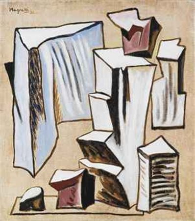 Alberto Magnelli (1888-1971) Pierre No. special firmato e datato Magnelli 32...