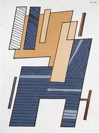 Alberto Magnelli (1888-1971) Face au large N. 3 firmato e datato Magnelli '55...