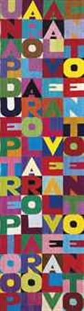 Alighiero Boetti (1940-1994) Una parola al vento due parole al vento tre...