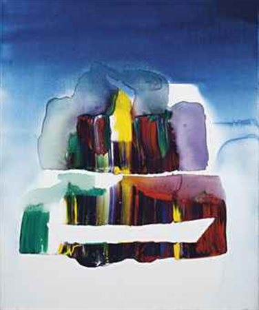 Paul Jenkins (N. 1923) Phenomena meditation prism firmato Paul Jenkins (in...