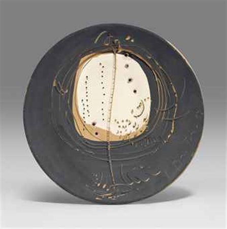 Lucio Fontana (1899-1968) Concetto spaziale firmata e datata l. Fontana 57...