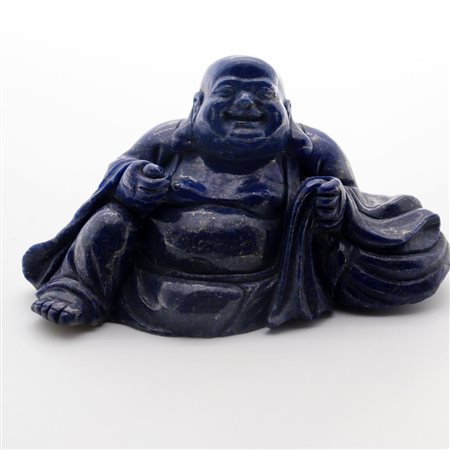 SCULTURA IN LAPISLAZZULI, CINA, XX SECOLO dim. cm 8,6x13,1x8,9, g 759