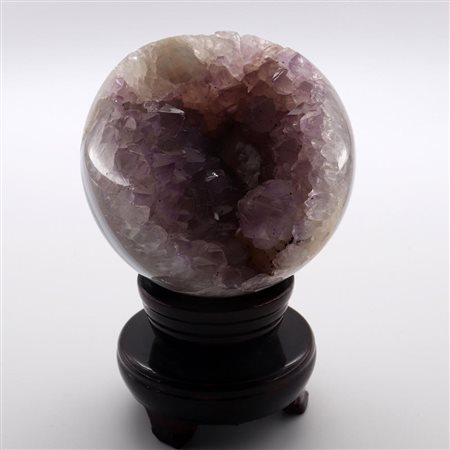 SFERA IN AMETISTA diam. cm 11,5, g 1590