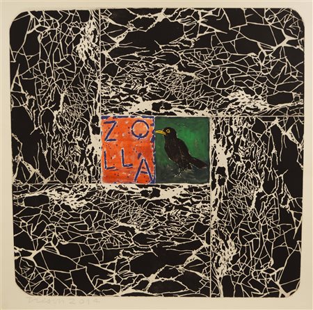 Joe Tilson CONJUNCTION BLACKBIRD, ZOLLA. 2014 Acquaforte, acquatinta e...