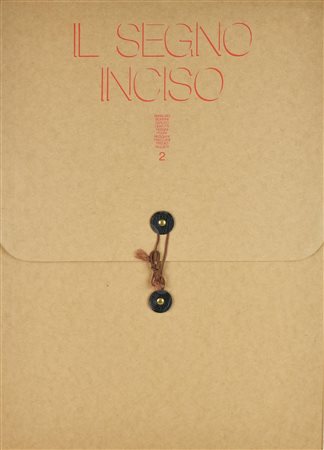 Artisti vari IL SEGNO INCISO cartella contenente 10 incisioni firmate...