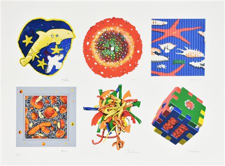 Cracking Art Group SENZA TITOLO serigrafia materica su carta, cm 55,5x76...