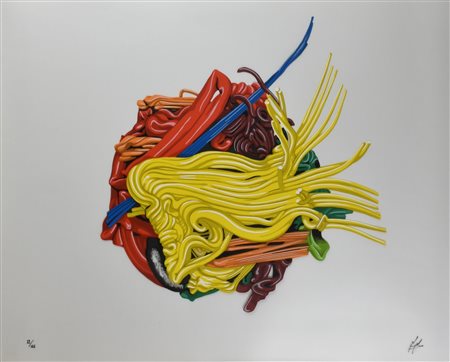 Alex Angi AMA LA NATURA serigrafia su pvc neutro, cm 70x90 esemplare 22 su...