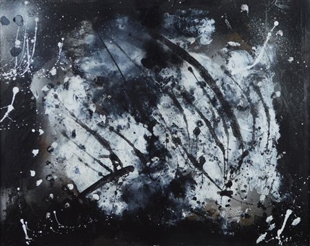 Dalila Crotti SENZA TITOLO acrilico su tela, cm 40x50 sul retro: firma e data...