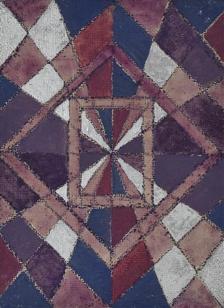 Dando SENZA TITOLO tecnica mista su tela grezza, cm 30x40