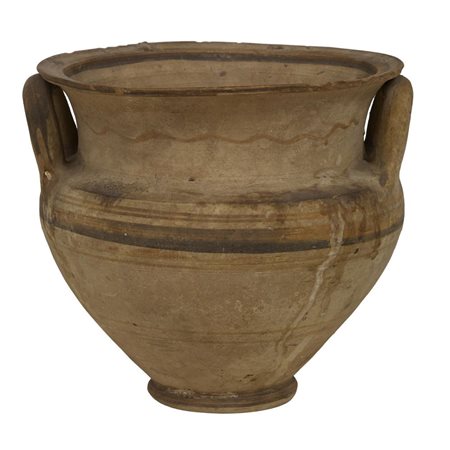 CRATERE A FASCE DAUNIO DATAZIONE: IV sec. a. C. MATERIA E TECNICA: argilla...