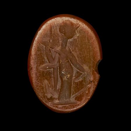 GEMMA INCISA ROMANA DATAZIONE: I-II sec. d. C. MATERIA E TECNICA: corniola...