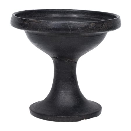 CALICE IN BUCCHERO DATAZIONE: VII sec. a.C. MATERIA E TECNICA: bucchero nero...