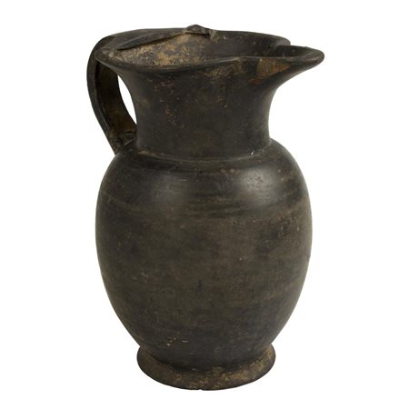 OINOCHOE IN BUCCHERO Tipo Rasmussen 1979, 3a DATAZIONE: VI sec. a. C. MATERIA...