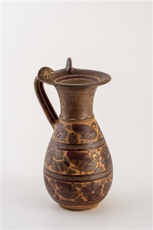 OLPE A ROTELLE ETRUSCO CORINZIA DATAZIONE: 630-600 sec. a. C. MATERIA E...