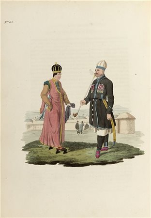 [RUSSIA] - Costume of the Russian Empire Londra: T. Bensley, 1810.

Buona copia