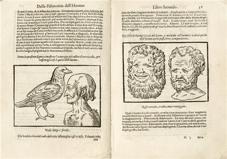 DELLA PORTA, Giovan Battista (1535-1615) - Della fisonomia dell'huomo del signo