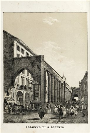 [MILANO] - Milano illustrato album. [Milano: Ramazzotti, Bezzera, 1852].

Bell'