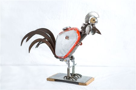 Sergio Massetti “Riciclart”, Gallo, 2017 
