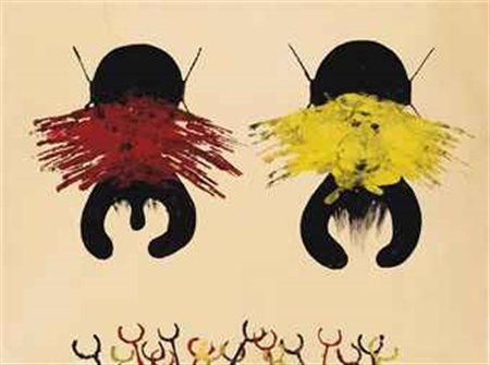 Piero Manzoni (1933-1963) Composizione firmato e datato Piero Manzoni '57 (in...