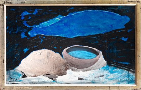 PIERANTONIO VERGA (1947) - Di fronte al lago, 1980