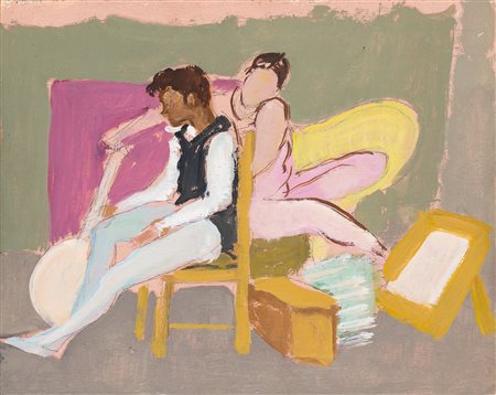 BERNARDINO PALAZZI (1907-1987) - Senza Titolo