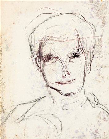 ERNESTO TRECCANI (1920-2009) - Senza Titolo (Ritratto di Gianni)